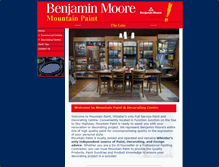 Tablet Screenshot of mountainpaint.com